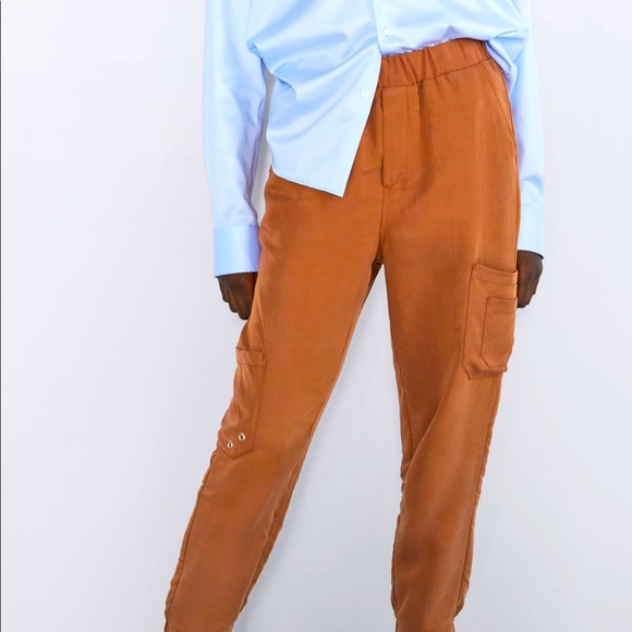 ZARA NWT JOGGERS CARGO PANTS - Picture 5 of 6